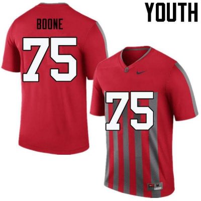 Youth Ohio State Buckeyes #75 Alex Boone Throwback Nike NCAA College Football Jersey Athletic KNO3044PN